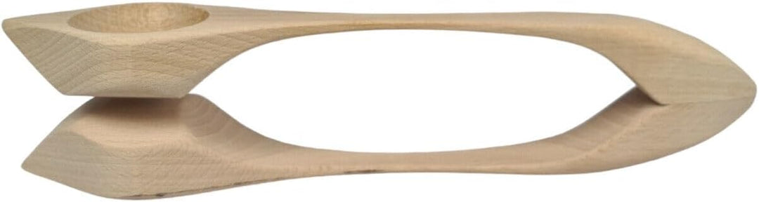 Musiklöffel aus Holz – Handgefertigt & zusammenhängend – ca. 26cm – grosses Modell aus Buchenholz –