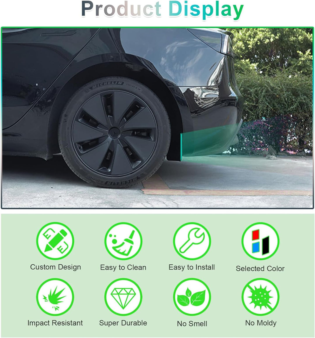 GAFAT Neu Tesla Model 3 Highland Schmutzfänger 2024 2025, Tesla Model 3 2024 Highland Mud Flaps Kotf