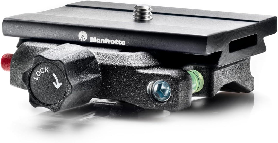 Manfrotto MSQ6 Top Lock Schnellwechseladapter, Arca schwarz Acra Top Lock, Acra Top Lock