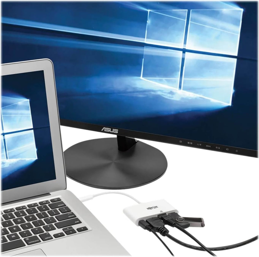 Tripp Lite U444-06N-H4GU-C USB-C Multiport Adapter, 4K HDMI, USB-A Port, Gbe und PD Charging, HDCP,