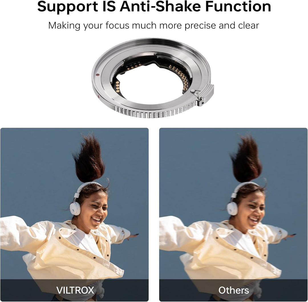 VILTROX E-Z Objektivadapter, Autofokus Adapter Konverter für Objektiv kompatibel mit Objektiv und Mo
