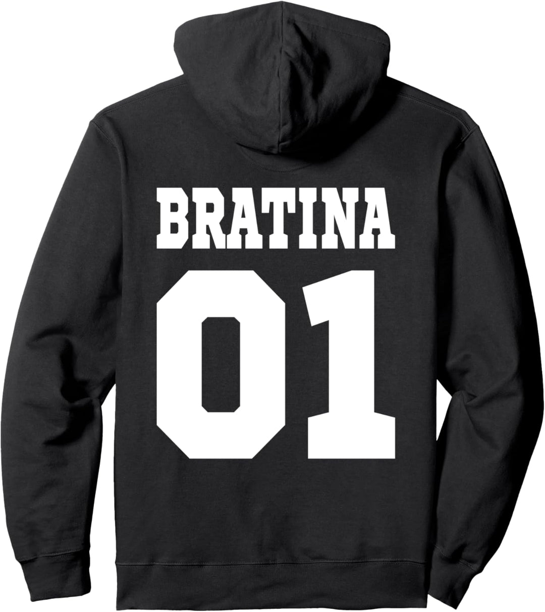 Bratina Russland Russische Schwester Frau Freundin Russia Pullover Hoodie