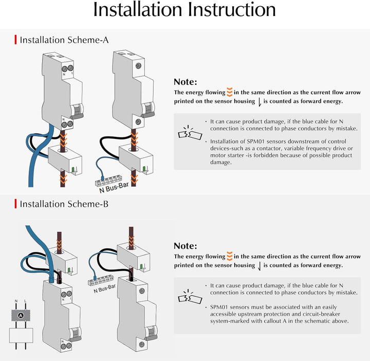 eMylo Smart Wifi Energiemessgerät Mini-Stromverbrauchsmessgerät 99% hohe Genauigkeit 1 Phasen Echtze