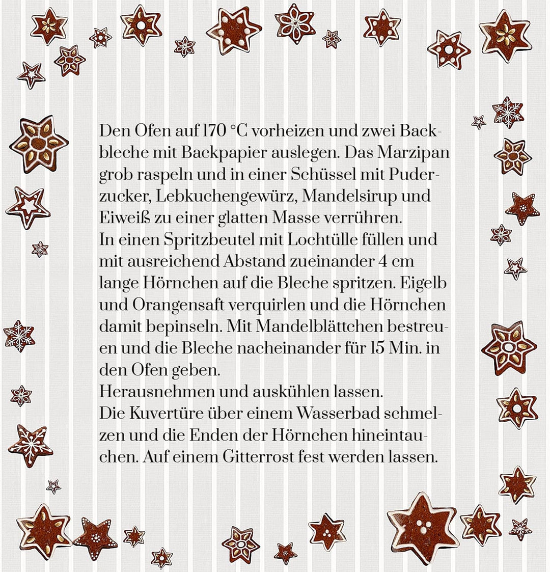 Zettel-Adventskalender – Nostalgische Weihnachtsbäckerei: 24 Rezepte für eine süsse Advents- und Wei