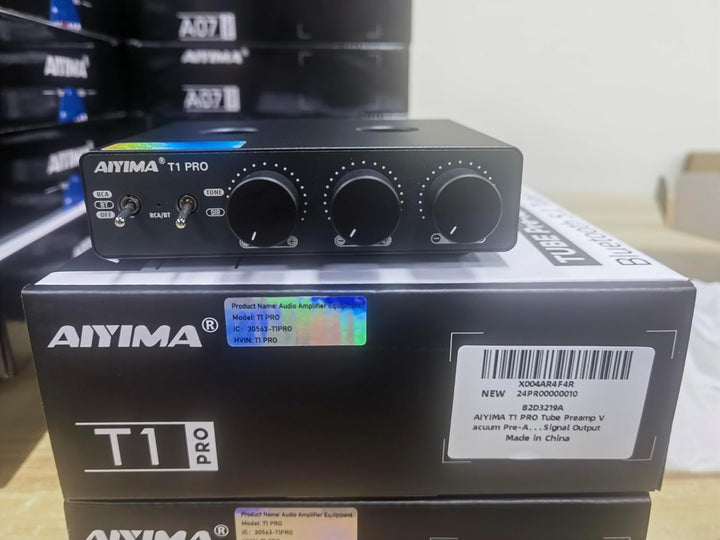 AIYIMA T1PRO Röhrenvorverstärker Verstärker Heim-Audio-Vorverstärker Mini-Vakuum-Vorverstärker-Empfä