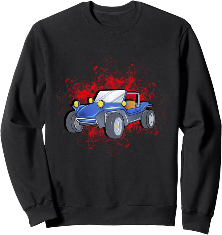 Dune Buggy Grafik Strand RC Auto Truck Grafikdesign Männer Sweatshirt