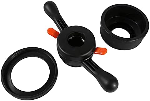 Schnellspannmutter Wuchtmaschine, Reifen Radausgleich Nabenflügelmutter 36/38/40mm 3/4mm Schwarz Sch