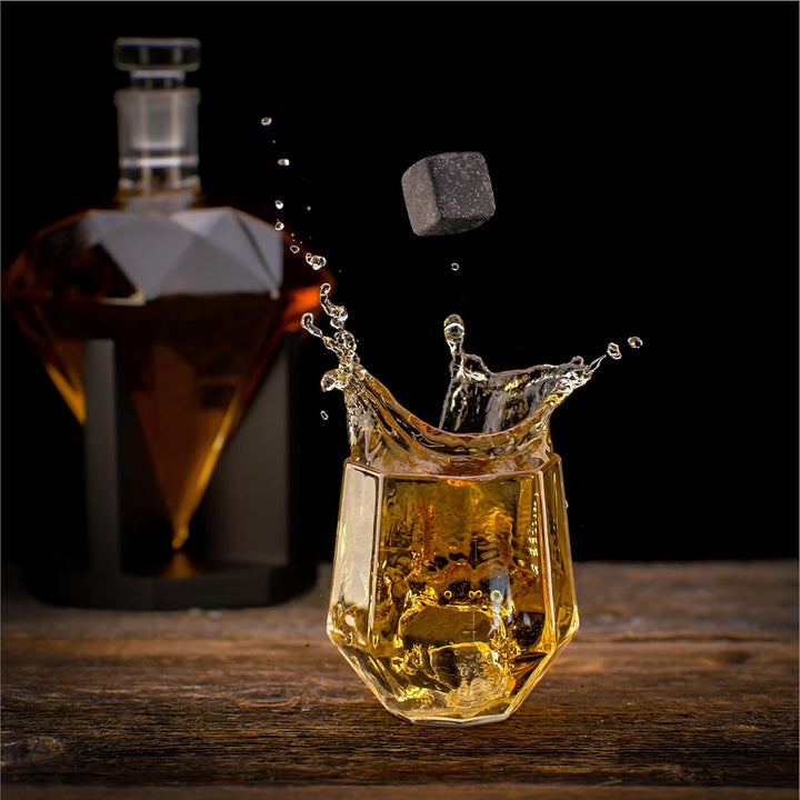 WHISISKEY Whisky Karaffe Set - Whiskey Geschenkset - Geschenke für Männer - Männergeschenke Geschenk