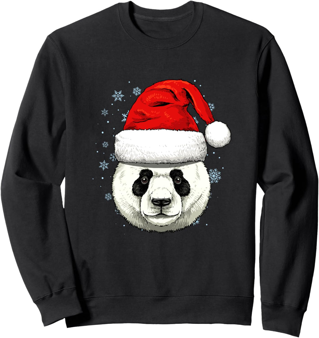 Panda Weihnachtsmütze für Jungen und Mädchen Sweatshirt