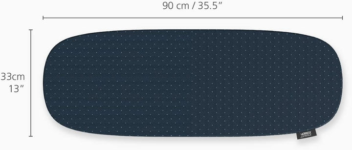 Joseph Joseph Pocket Plus - Bügelbrettbezug, Baumwolle, Schwarz/Blau Schwarz/Blau Pocket Plus Bügelt