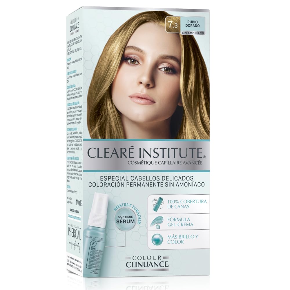 Colour Clinuance | Haarfärbemittel für Empfindliches Haar 7.3 Goldene Blondine, 7.3 Goldene Blondine