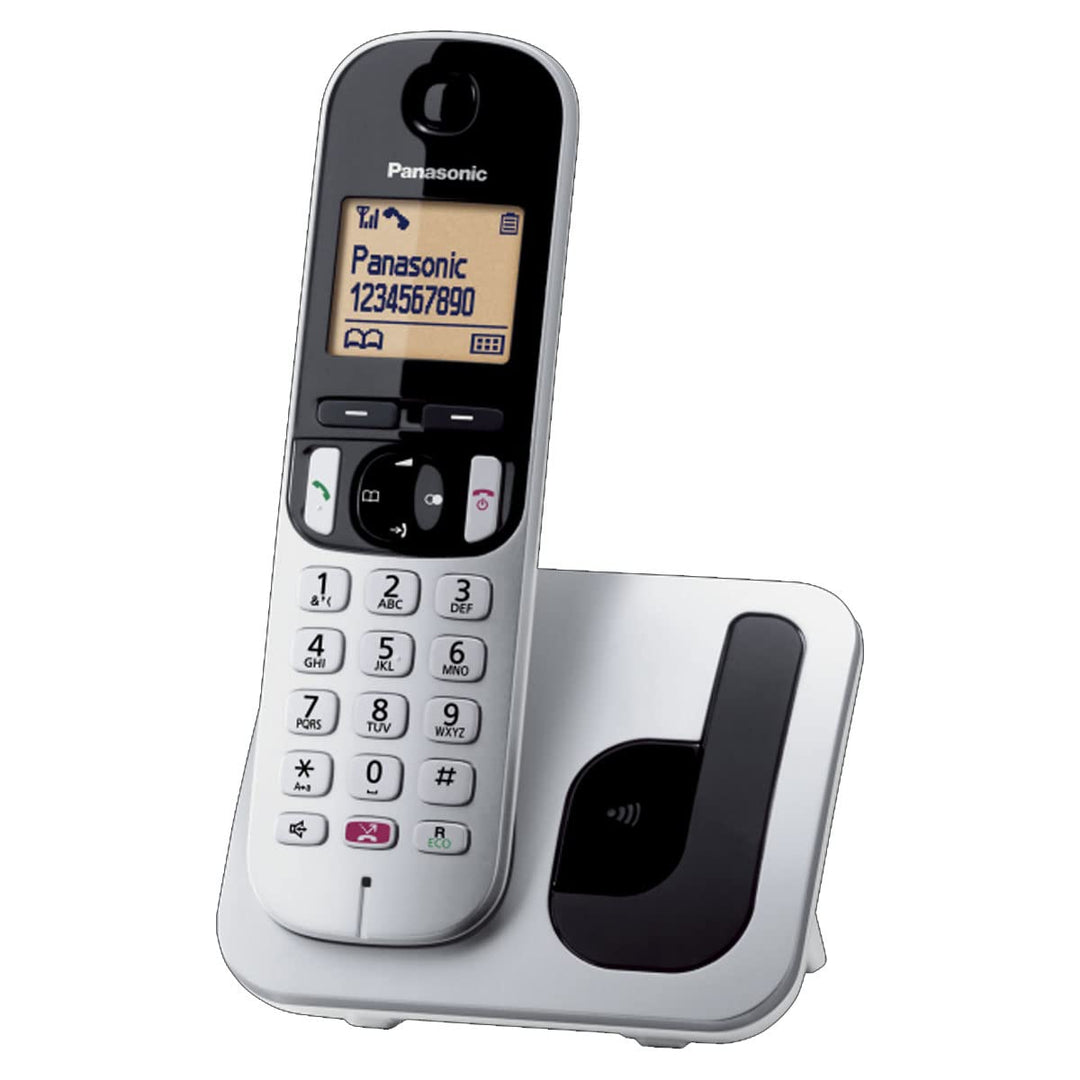 Panasonic KX-TGC250JTS Digitales schnurloses Telefon für Senioren mit Blockierung unerwünschter Anru