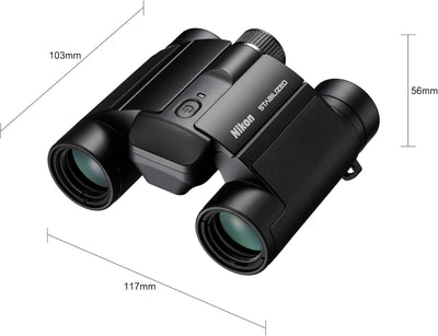 NIKON Fernglas STABILIZED 10X25 S (kompaktes und ultraleichtes Fernglas mit Bildstabilisierung), STA