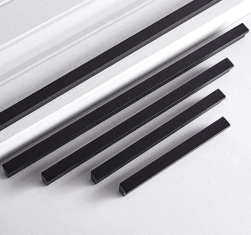 Qrity 10-Pack Türgriffe Küche Aluminiumlegierung Schrank Schrank Türgriff Möbel Schublade zieht Knöp