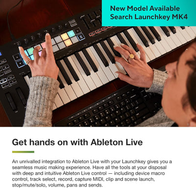Novation Launchkey 49 [MK3] MIDI-Controller-Keyboard – Nahtlose Integration in Ableton Live. Akkordm