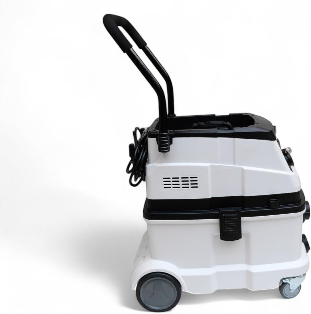Industriesauger mit Klopffunktion und Fernbedienung | Bausauger 1600W | Nasssauger 40L Tank 230V ink