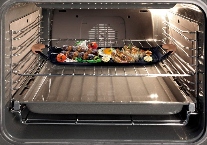 Berlinger Haus Rose Gold Set Bratpfannen Induktion 22-26cm, 1 Grillplatte 36x23cm Aluminium, Antihaf