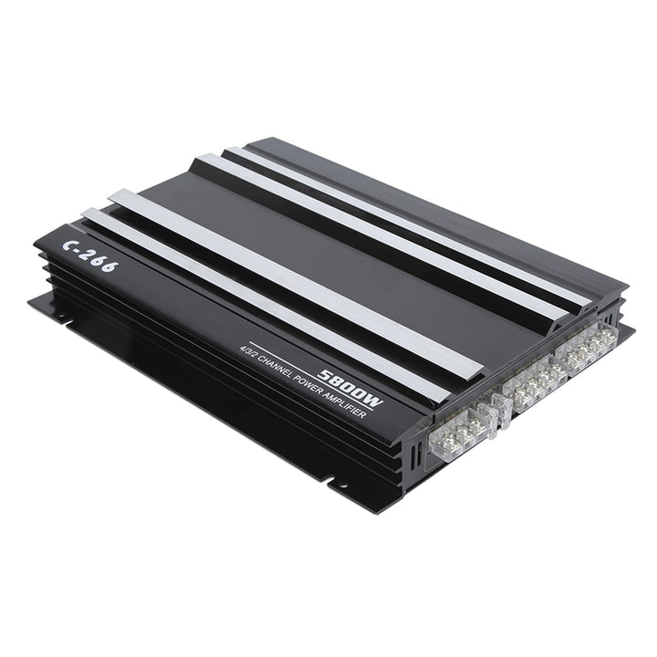 KIMISS Auto-Stereo-Verstärker, 5800 W, 12 V, Hochleistungs-Auto-Verstärker, Tragbarer Hi-Fi-Audio-St