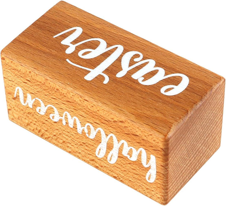 Baby Meilenstein Holzblock Baby Woche Monat Jahr Holzblock Set Mit 6 Baby Altersblöcken Für Monatlic