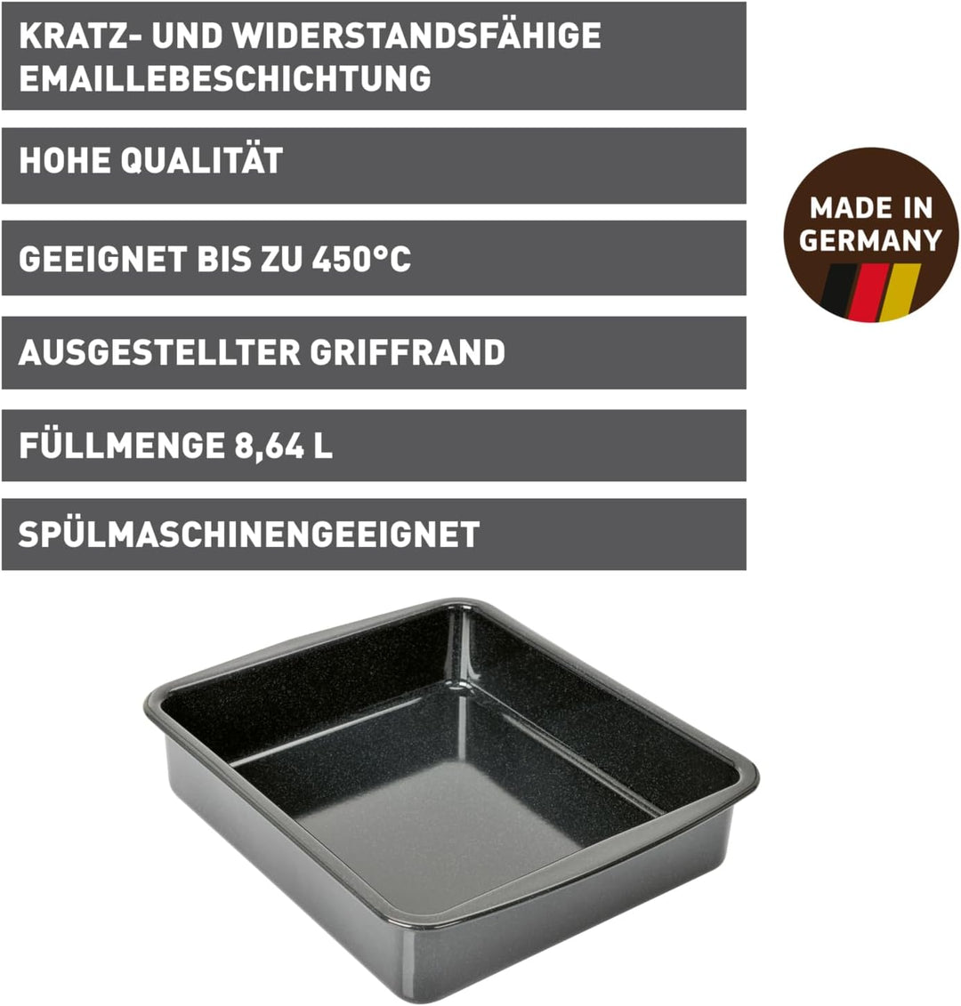 Original Kaiser Inspiration Lasagne Auflaufform gross, 36 x 30 x 8 cm, Ofenform antihaftbeschichtet,