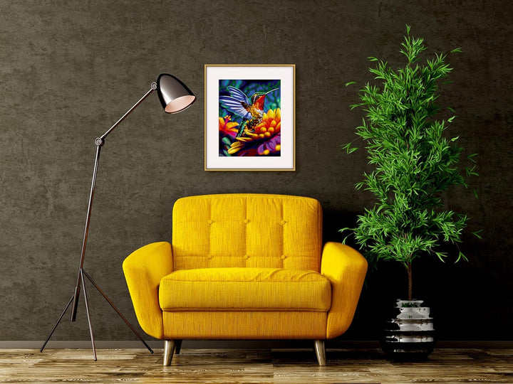 Schipper 609130921 Malen nach Zahlen – Kolibri - Bilder malen für Erwachsene, inklusive Pinsel und A