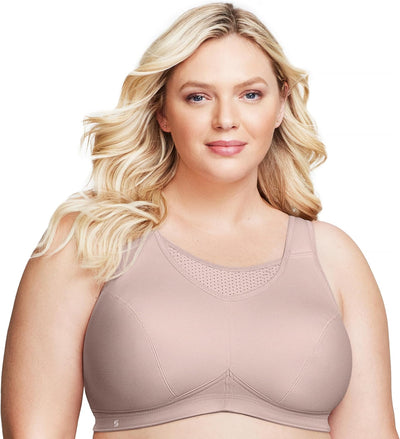 Glamorise Damen Hochleistungs Bustier Sport-BH 75D Roségold, 75D Roségold