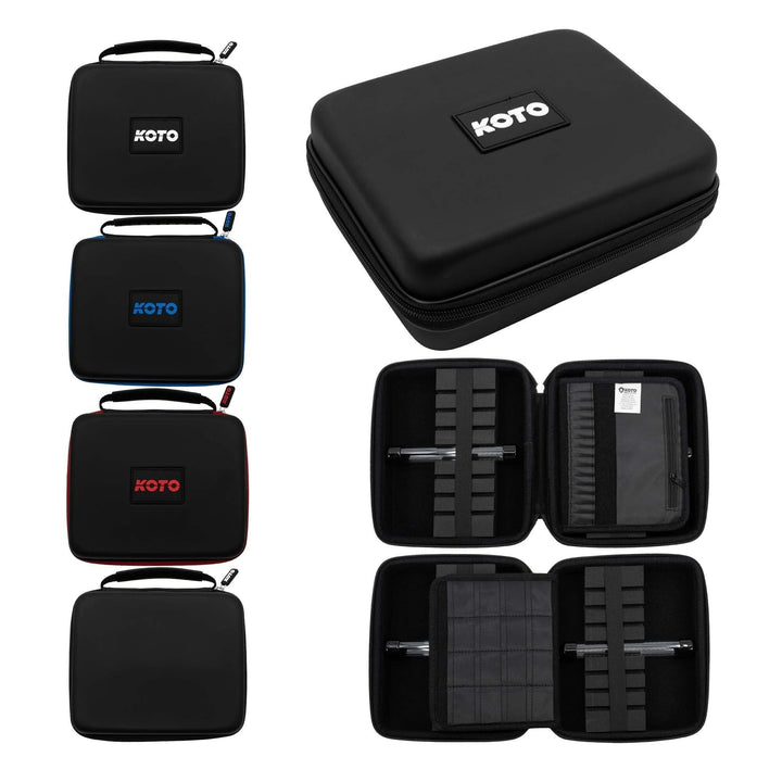 KOTO - Dartwallet Eva Large Rot, Darttasche mit Reissverschluss, Dart Hülle, Dartkoffer, Darts Box