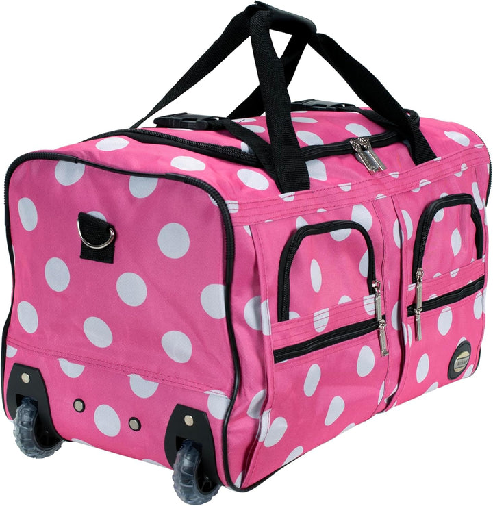 Rockland Seesack zum Rollen, Pink, 22-Inch, Reisetasche mit Rollen 22-Inch Pink, 22-Inch Pink