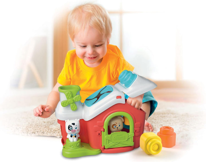Clementoni Soft Clemmy Sensorische Farm - Mit weichen Bausteinen & Bauernhoftieren für Babys & Klein