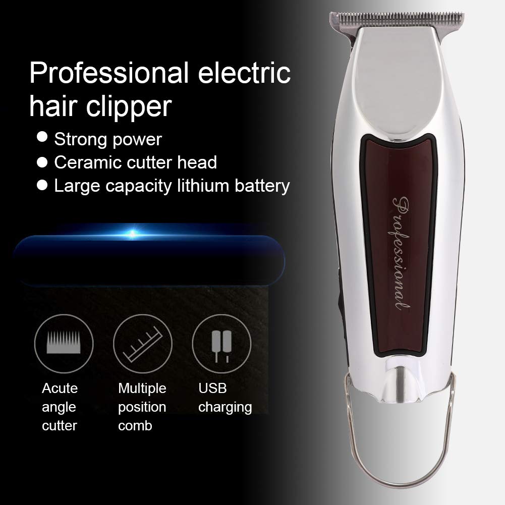 MAGT Haarschneidemaschine, professioneller Haarschneider, USB, wiederaufladbar, elektrisch, Modellie