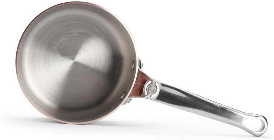 DE BUYER 6206.14 Stielkasserolle, Kupfer, braun, 14 cm Braun 20.3 x 14 x 7.9 cm, Braun 20.3 x 14 x 7
