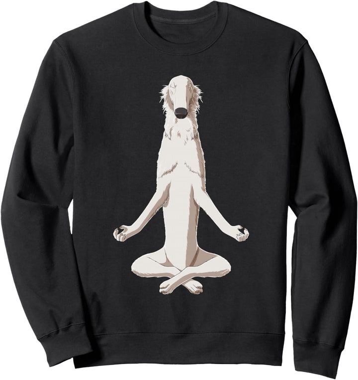 Yoga Hund Barsoi Sweatshirt