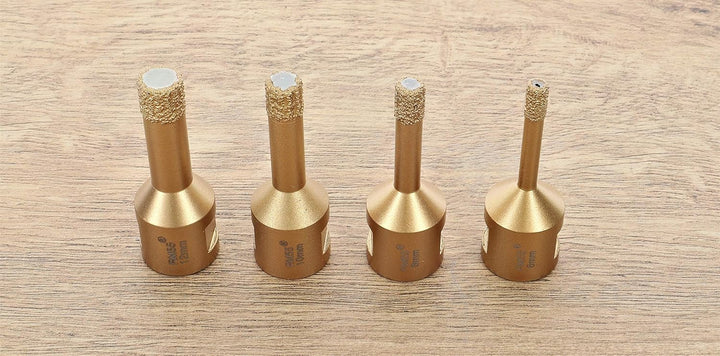 PRODIAMANT Profi Fliesenbohrer Fliese 12 mm x M14 Diamantbohrer Winkelschleifer für trockenbohren in