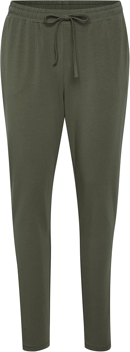 KAFFE Casual Hose Linda Damen Hose Casual Pants lang Jogginghose Freizeithose, XS Grape Leaf