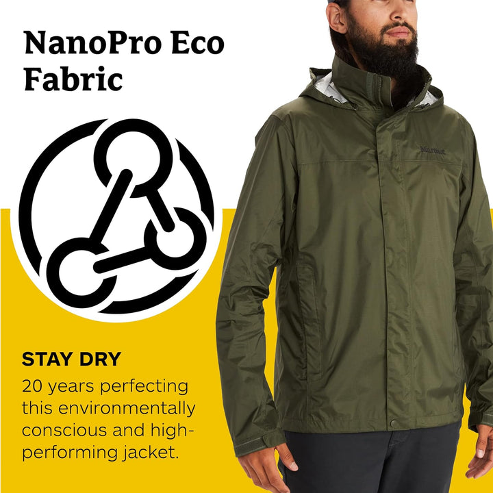 Marmot Herren Precip Eco Jacke Regenjacke Hardshelljacke Nori XXL, Nori XXL