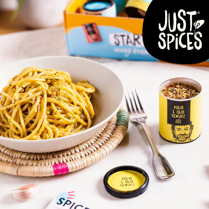 Just Spices Starter Set I 8 Gewürzmixe für jeden Geschmack I Geschenk zum Einzug I Gewürzset