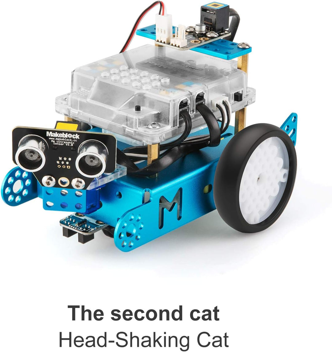 Makeblock mBot Zusatzpaket, Add-on Pack Servo Pack, Roboter 3-in-1 Erweiterungsset, 3 Katzen 3 Forme