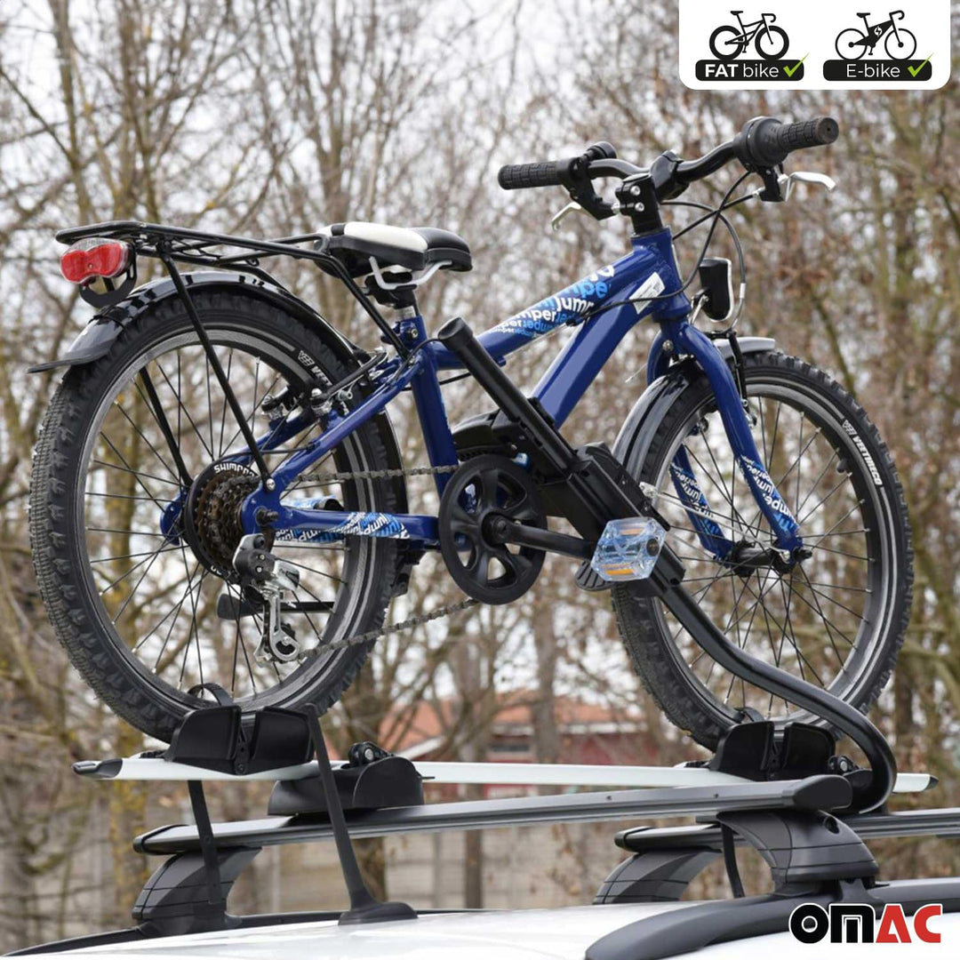 Farad P-Style Dachfahrradträger Auto Fahrradträger bis 25 kg Stahl ABE geprüft, Universal Dach fahrr