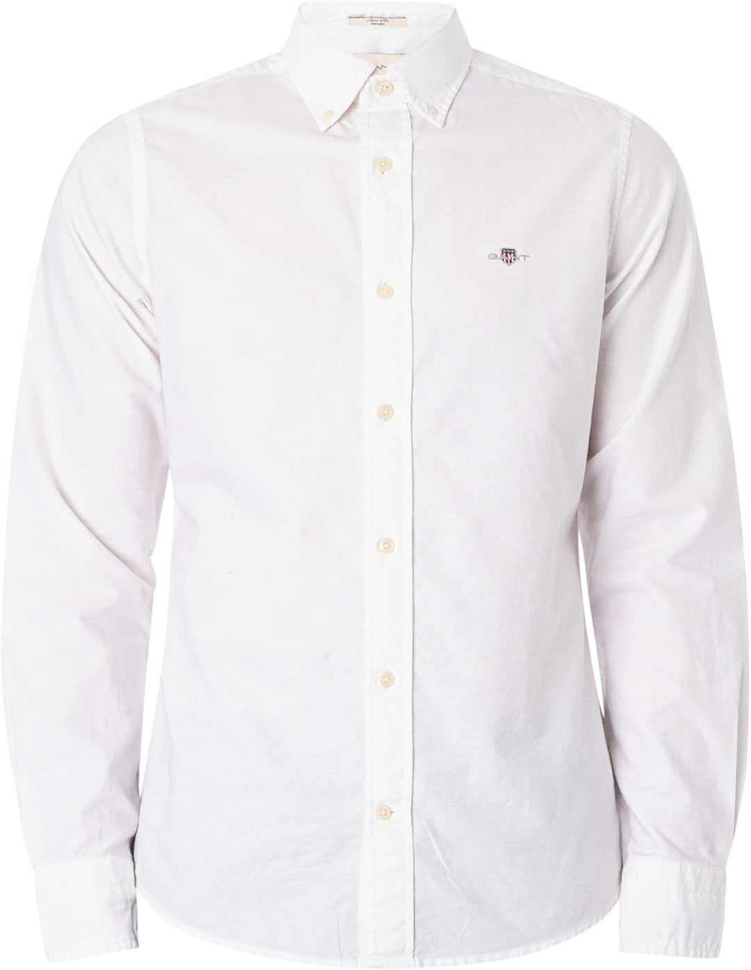 GANT Herren Slim Oxford Shirt Hemd XXL Weiss, XXL Weiß