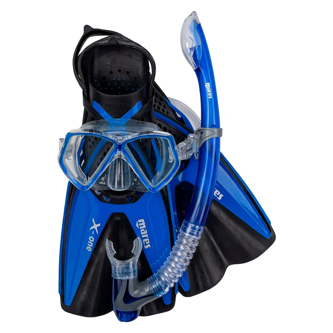 Mares Jungen Set X-one Pirate Schnorchel S Blau, S Blau