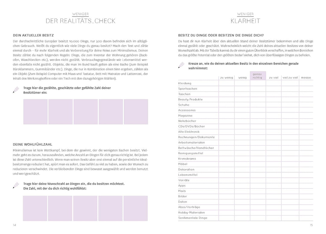 Einfach leben – Der Praxis-Coach: Mit Minimalismus den Alltag organisieren. Praxisbuch zum Guide für