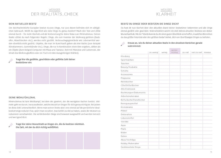Einfach leben – Der Praxis-Coach: Mit Minimalismus den Alltag organisieren. Praxisbuch zum Guide für