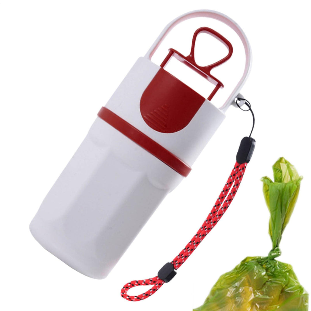 Hundekotpflücker mit Tasche, Welpen-Outdoor-Kotschaufel mit Beutelspender, No-Touch-Tonabnehmer, kei