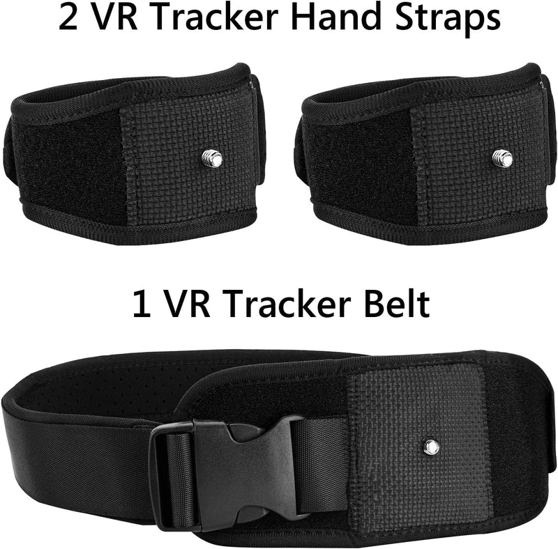 Geekria VR Tracker Hüftgurt und Tracker-Handschlaufe, kompatibel mit HTC Vive System Tracker, Verste