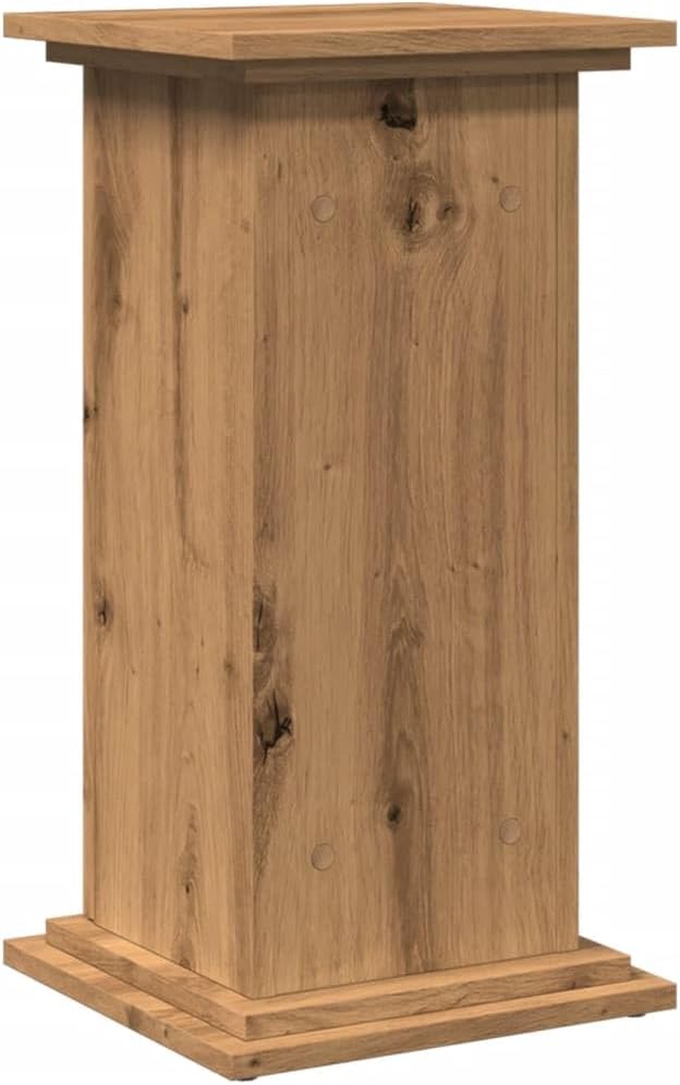 vidaXL Postament mit Stauraum Artisan-Eiche 31x30x60 cm Holzwerkstoff 31 x 30 x 60 cm Eiche Handwerk