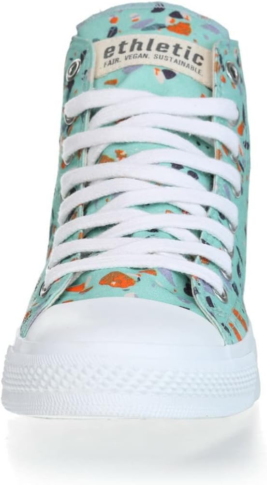 Ethletic Unisex Fair Trainer White Cap Hi Cut Collection 18 Sneaker 41 EU Terrazzo Spearmint Just Wh