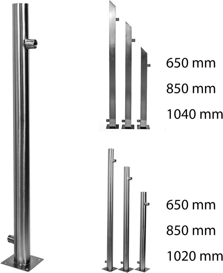 Köhko Wassersäule 1020 mm aus Edelstahl V2A Wasserzapfstelle Gartenzapfstelle 45022-102 45022-102 Ed