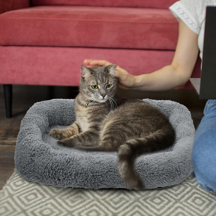 Kleinen Hundebett Katzebett, orthopädische Hundebetten, Angstlösendes Beruhigendes (M), M
