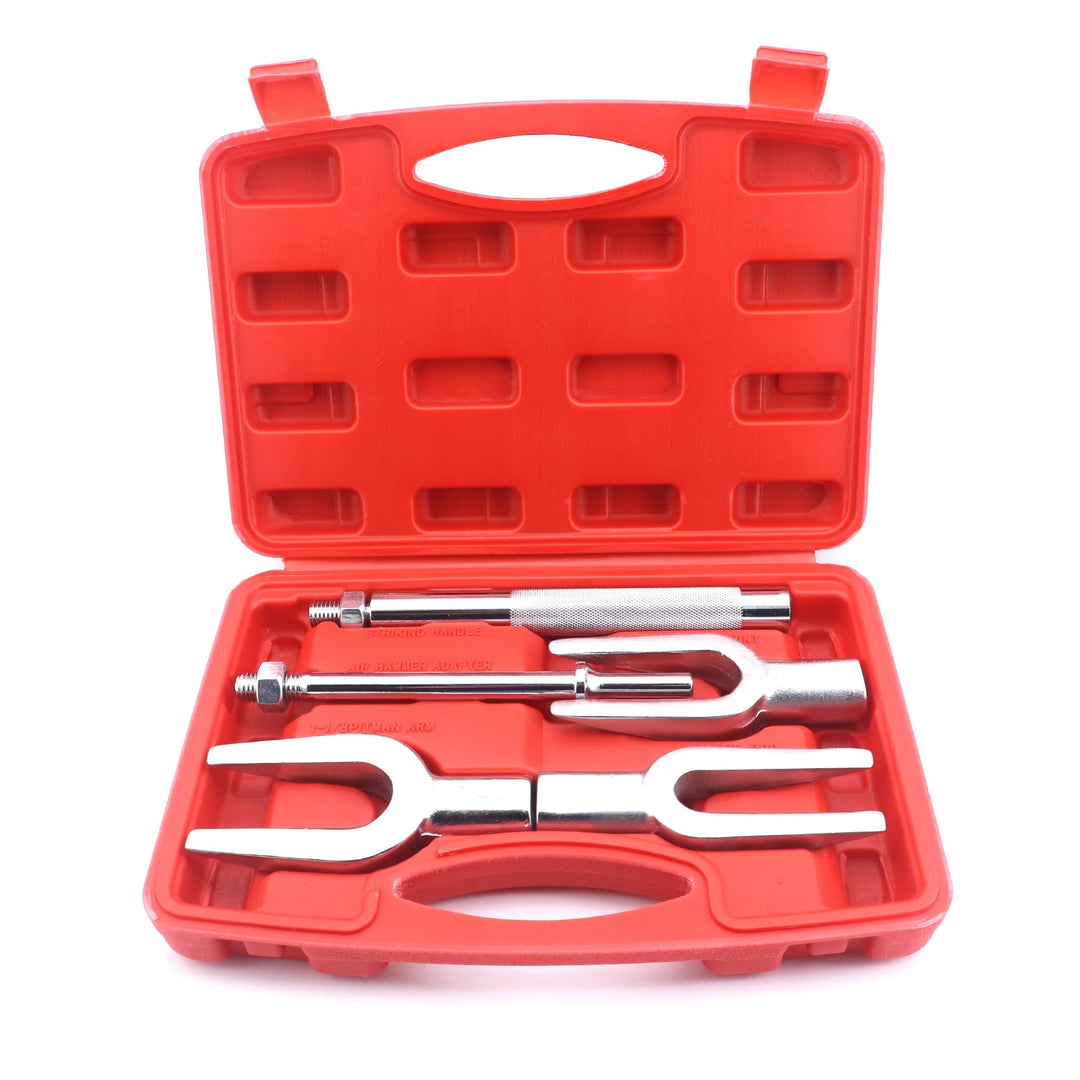 Yuhtech 5 Pcs Trenngabel Kugelgelenk Set Spurstangen Kopf Abzieher Satz Werkzeug Kugelgelenk Ausdrüc