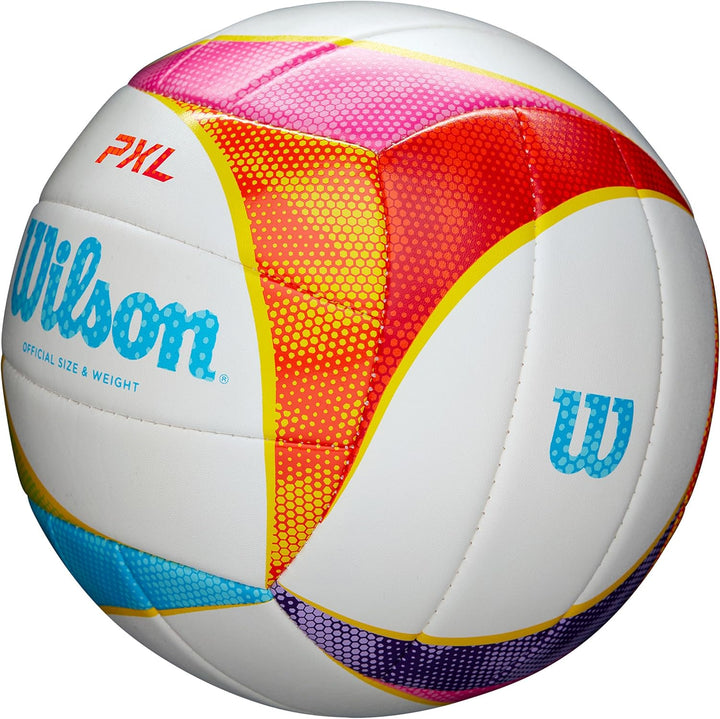 Wilson Volleyball PXL, Outdoor Volleyball Grösse 5, langlebiges Material, perfekte Spielbarkeit